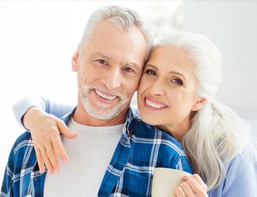 Smiling couple