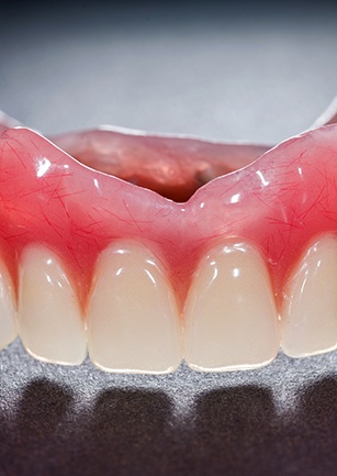 Denture before placement
